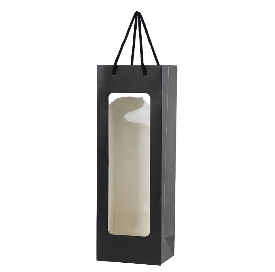 Gift Bag Black / Tas Kado Tinggi Hitam - Rames Wine Shop