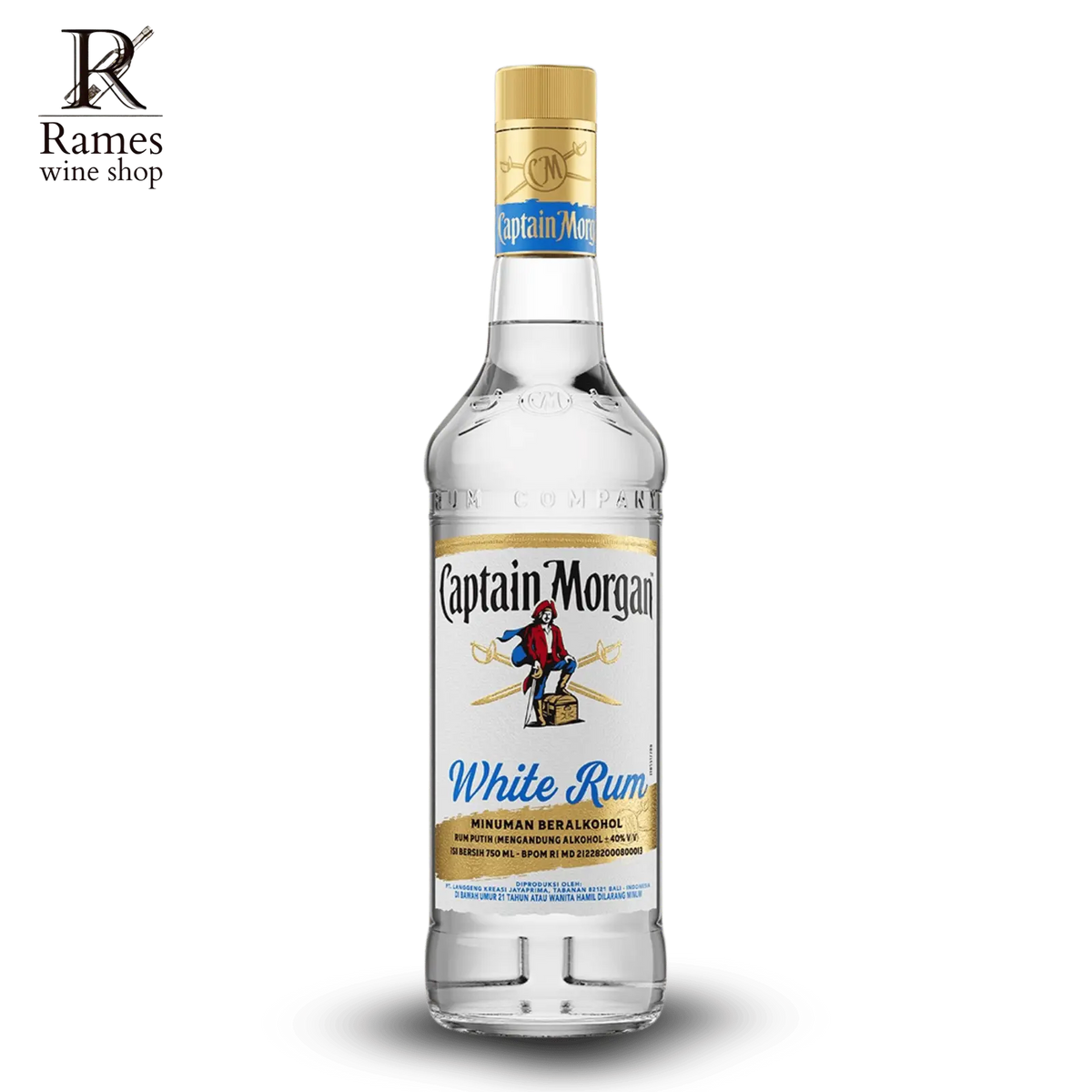 CAPTAIN MORGAN White Rum 750ml - Indonesia - Rames Wine Shop