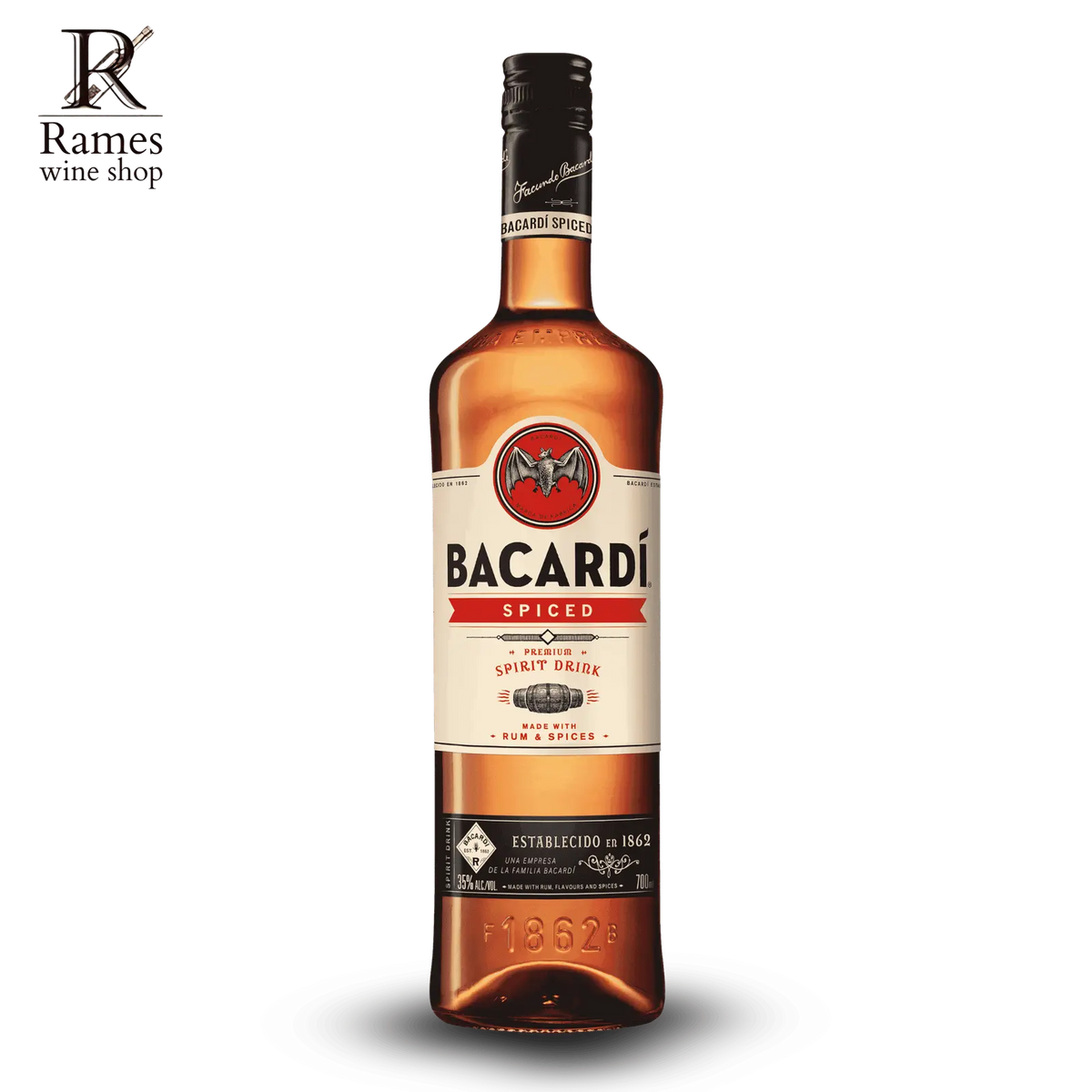 BACARDI Spiced Rum 750ml - Indonesia - Rames Wine Shop