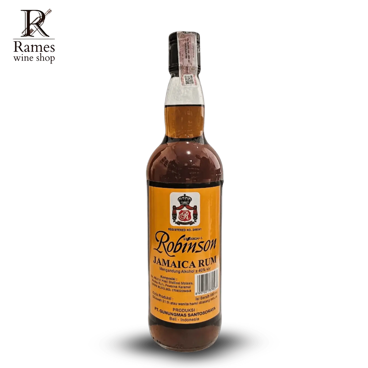 ROBINSON Jamaica Rum 680ml - Indonesia - Rames Wine Shop