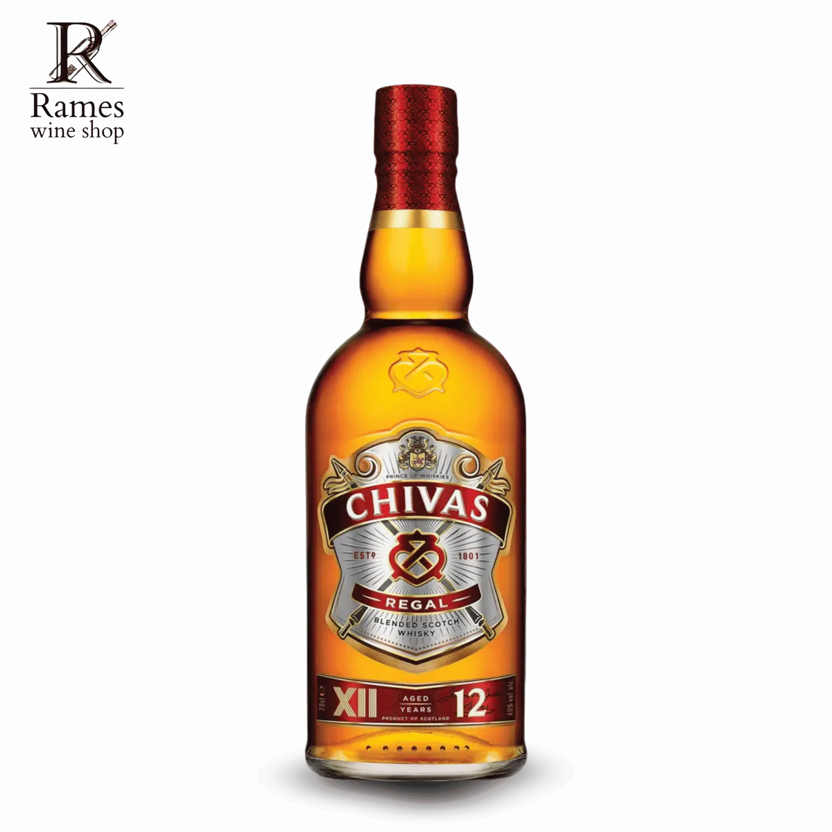 CHIVAS REGAL 12 YO Scotch Whisky 750ml - Scotland - Rames Wine Shop