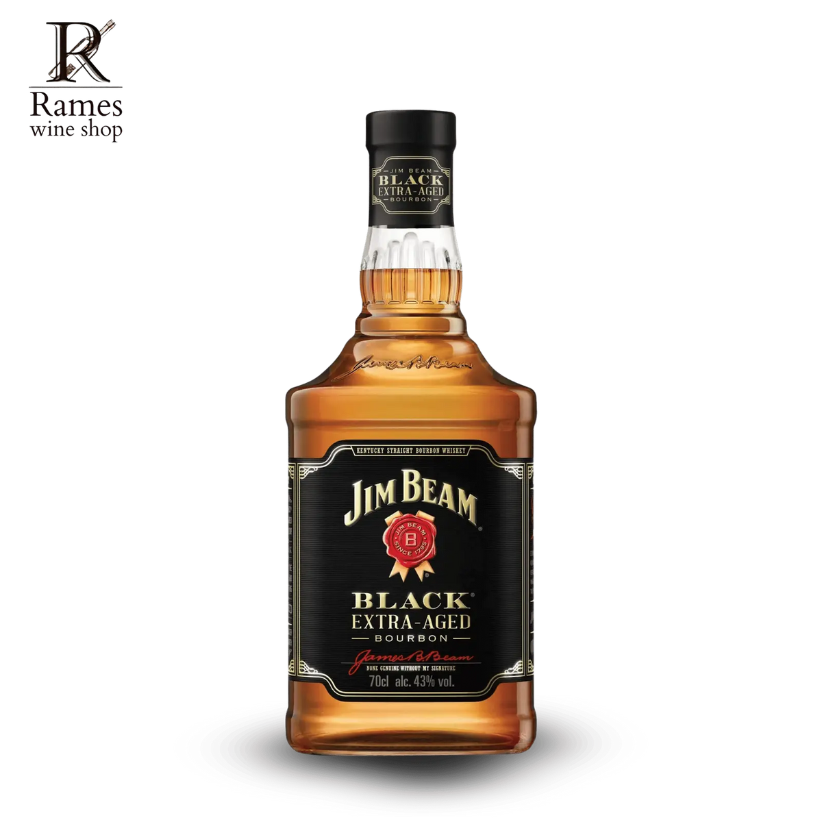 JIM BEAM Black Whisky 700ml - USA - Rames Wine Shop