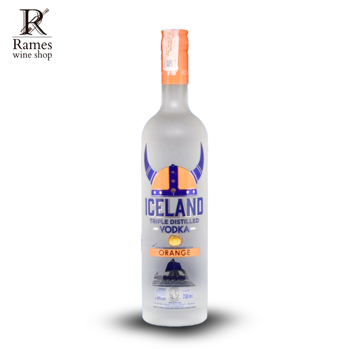 ICELAND Vodka Orange 700ml - Indonesia - Rames Wine Shop