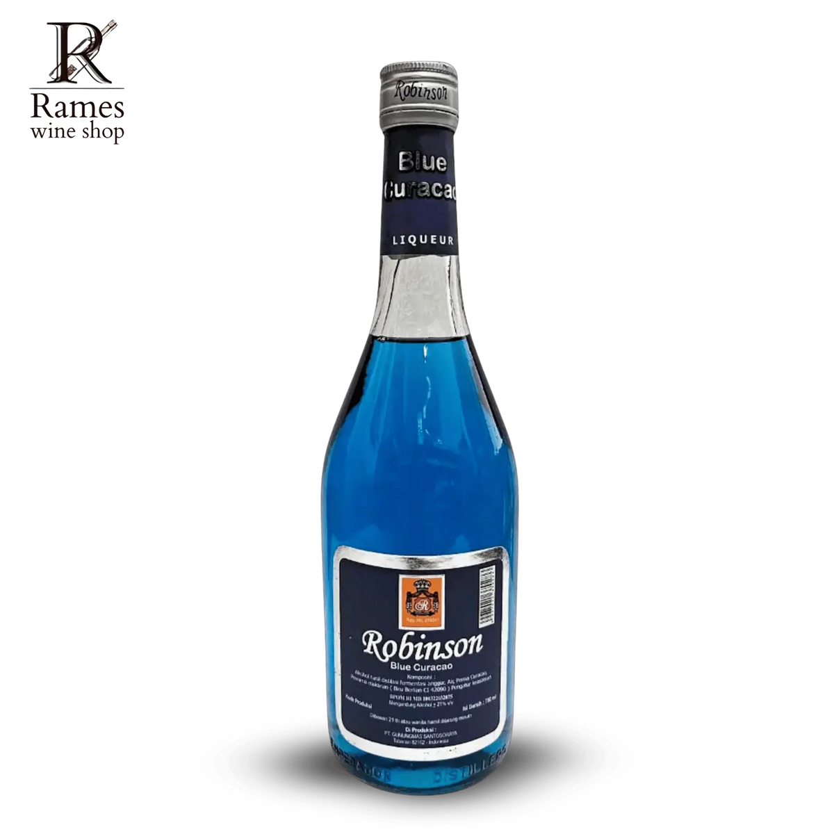 ROBINSON Blue Curacao 700ml - Indonesia - Rames Wine Shop