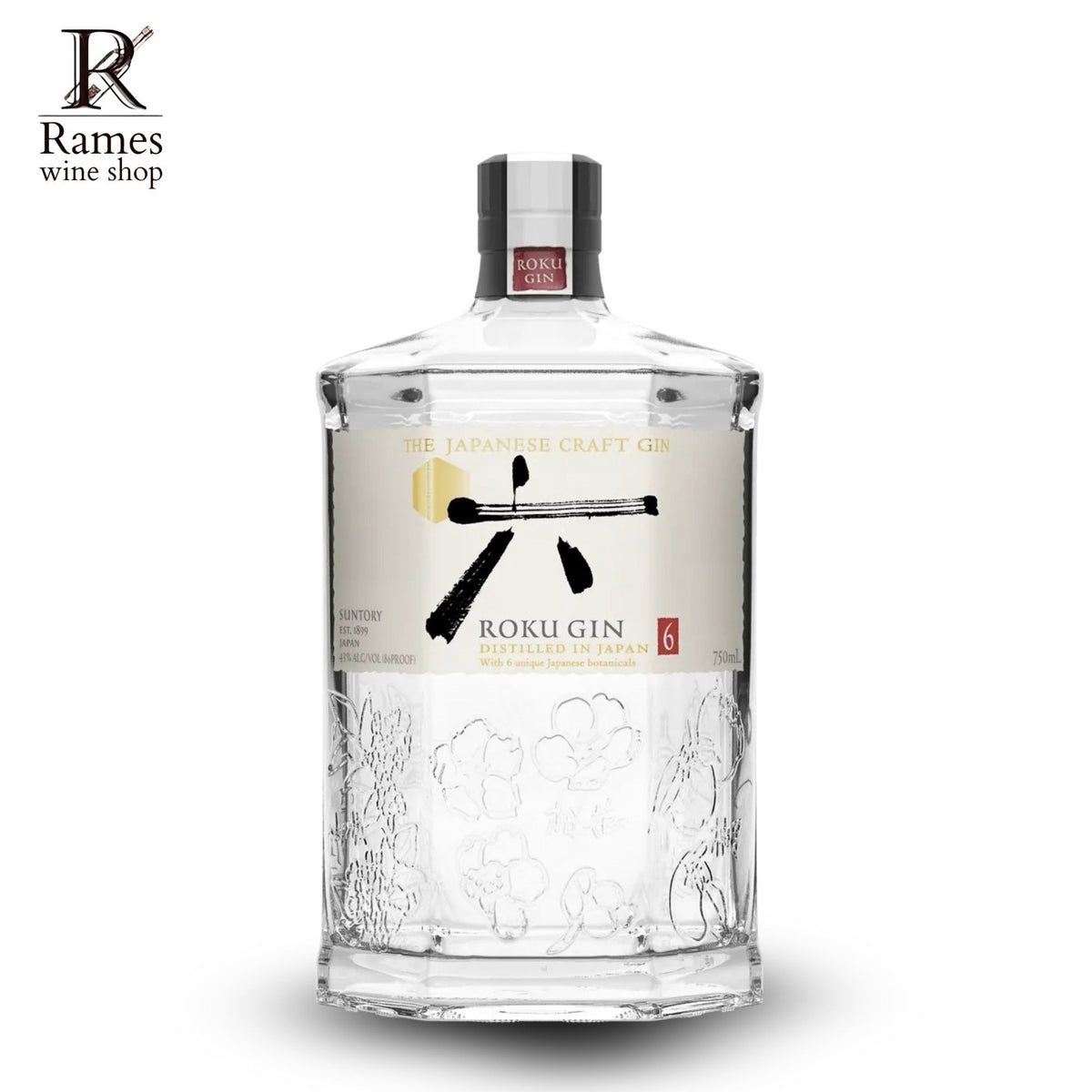 SUNTORY ROKU Gin 700ml - Japan - Rames Wine Shop