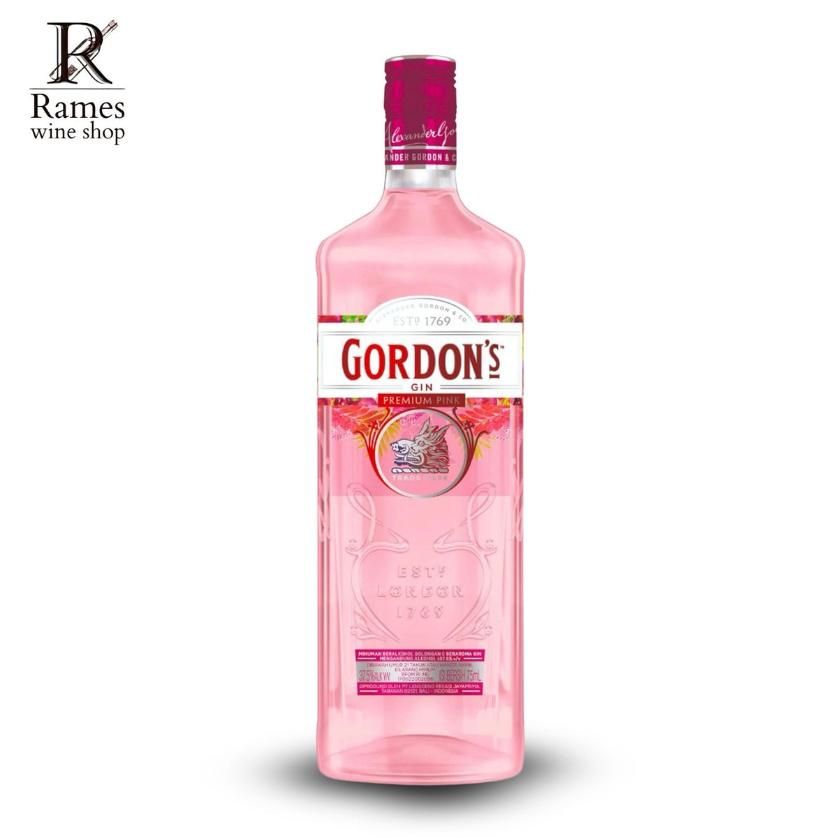 GORDON'S Pink Gin 750ml - Indonesia - Rames Wine Shop