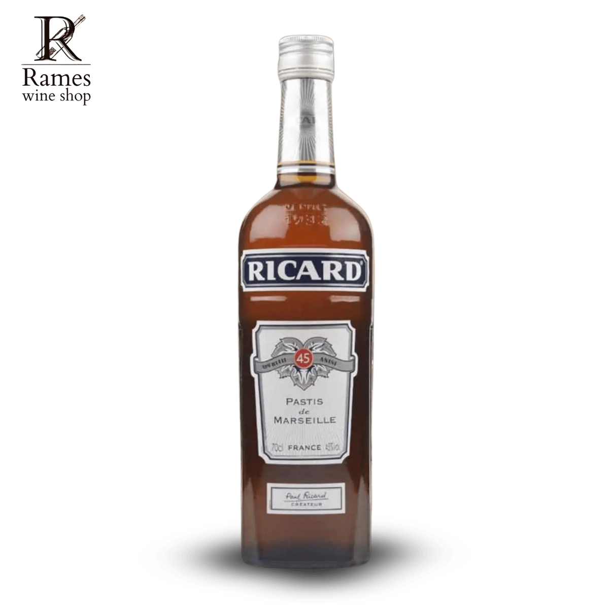 RICARD 45 Pastis Aperitif 700ml - France - Rames Wine Shop