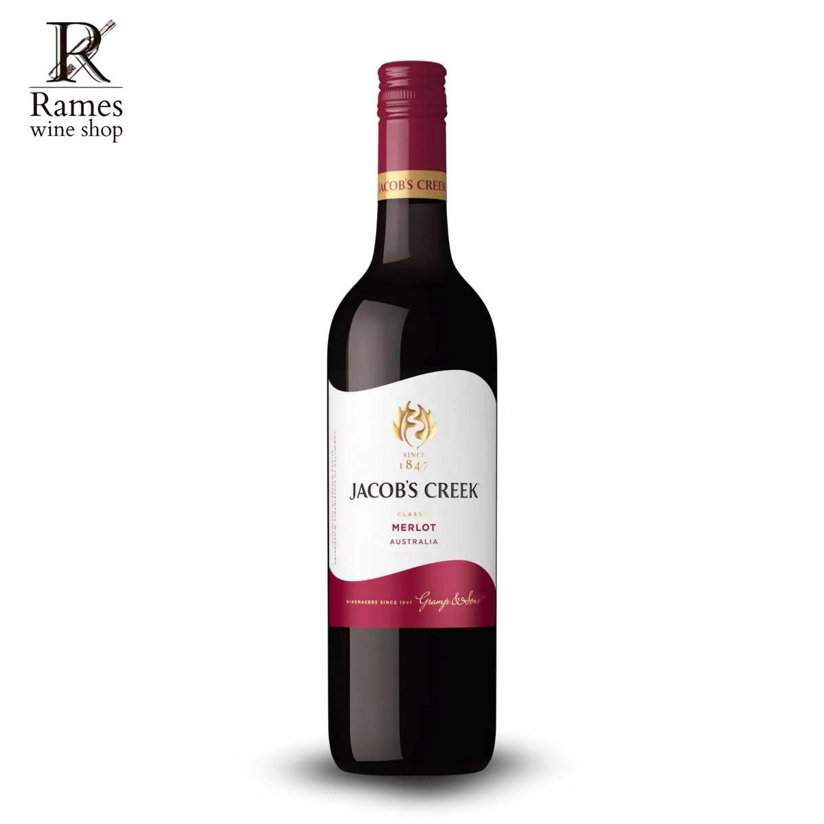 JACOBS CREEK Merlot 750ml - Australia - Rames Wine Shop