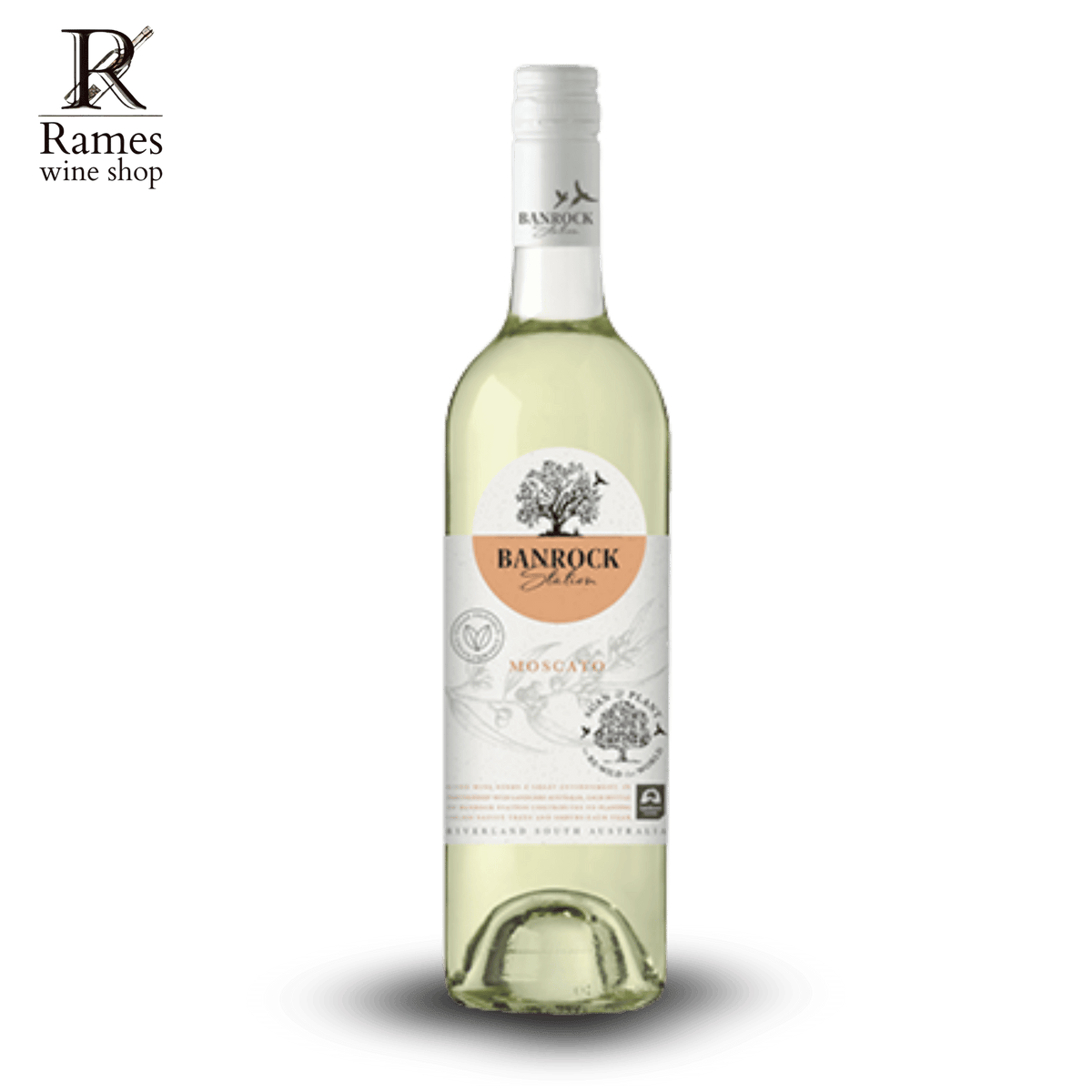 BANROCK White Moscato 750ml - Australia - Rames Wine Shop