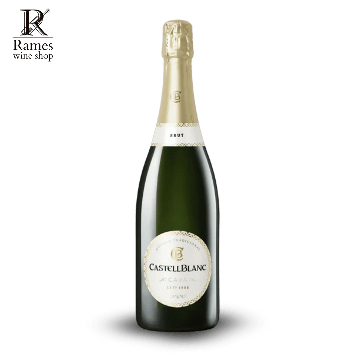 CASTELLBLANC Brut D.O. Metodo Tradicional Cava 750ml - Spain - Rames Wine Shop