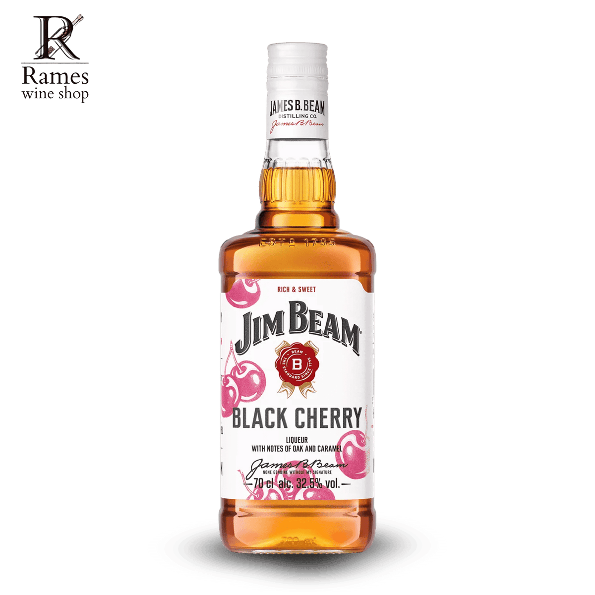 JIM BEAM Black Cherry 700ml - USA - Rames Wine Shop
