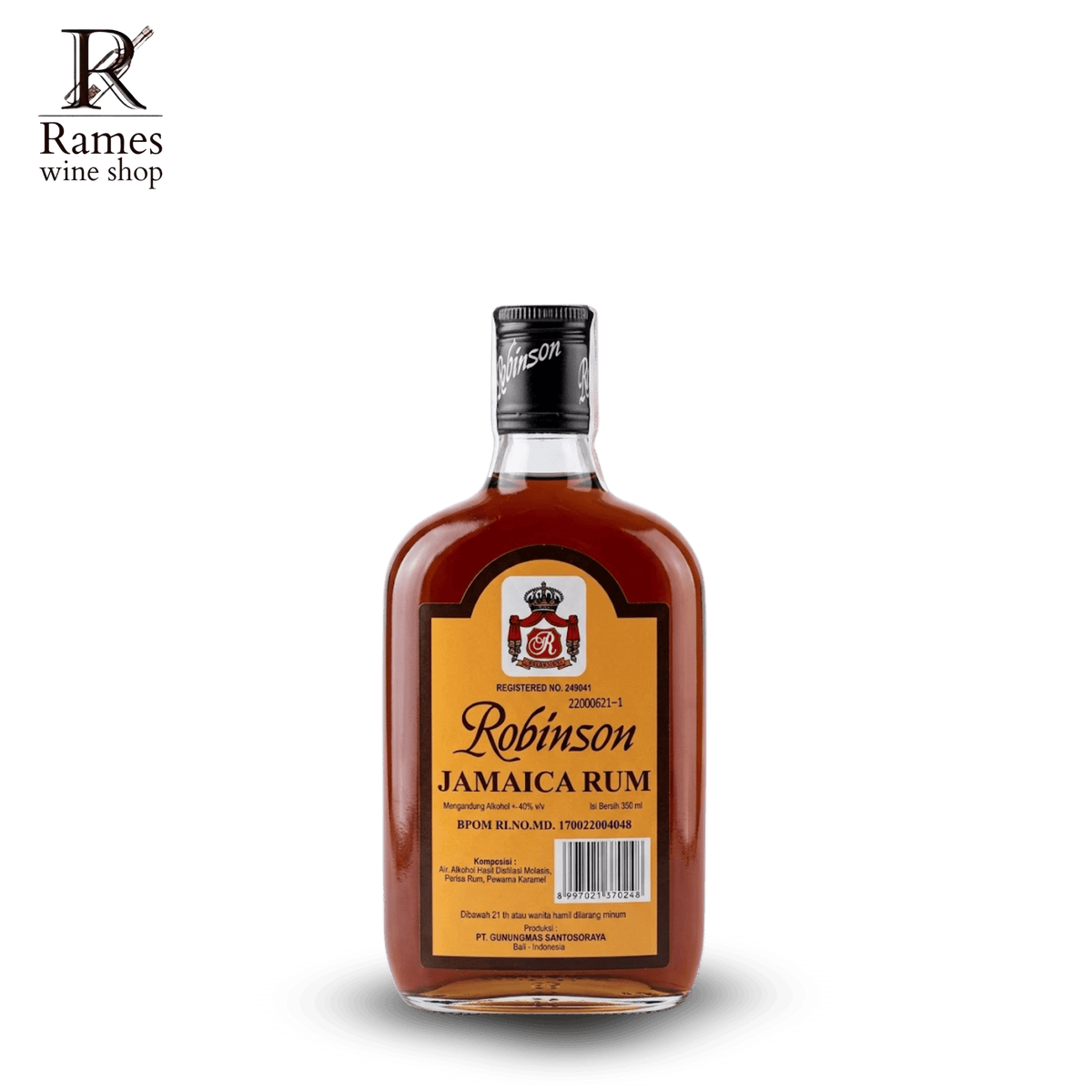 ROBINSON Jamaican Rum 350ml - Indonesia - Rames Wine Shop