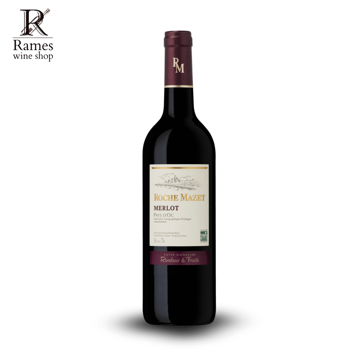 ROCHE MAZET Merlot 750ml - France - Rames Wine Shop