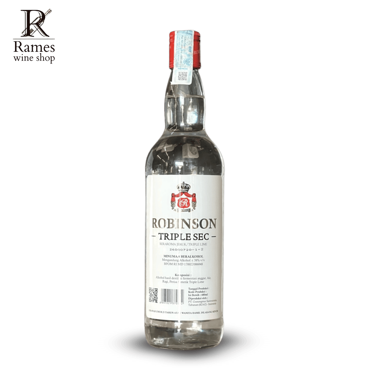 ROBINSON Triple Sec 680ml - Indonesia - Rames Wine Shop