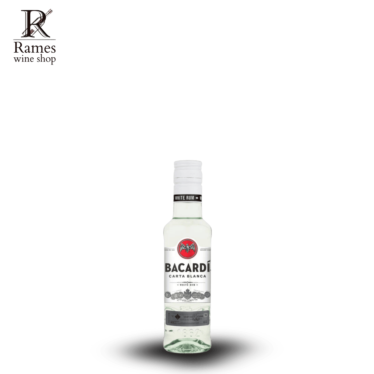 BACARDI White Rum 180ml - Indonesia - Rames Wine Shop