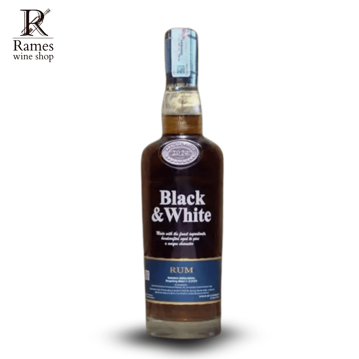 BLACK & WHITE Rum 700ml - Indonesia - Rames Wine Shop