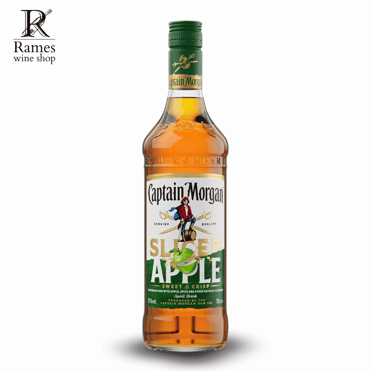 CAPTAIN MORGAN Sliced Apple 700ml - Indonesia - Rames Wine Shop