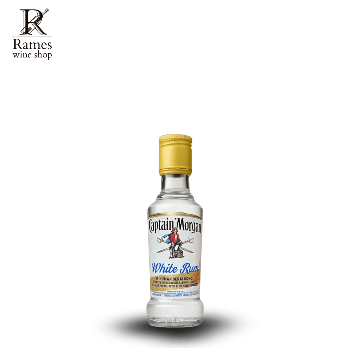 CAPTAIN MORGAN White Rum 200ml - Indonesia - Rames Wine Shop