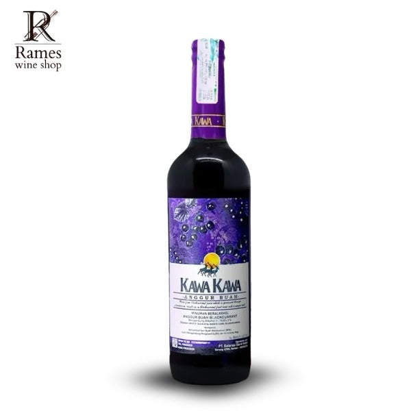 KAWA KAWA Anggur Blackcurrant 600ml - Indonesia - Rames Wine Shop