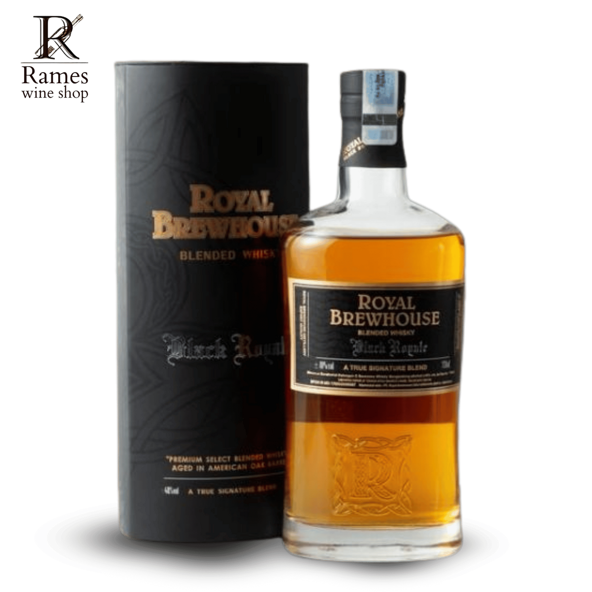 ROYAL BREWHOUSE Black Whisky Royale 750ml - Indonesia - Rames Wine Shop