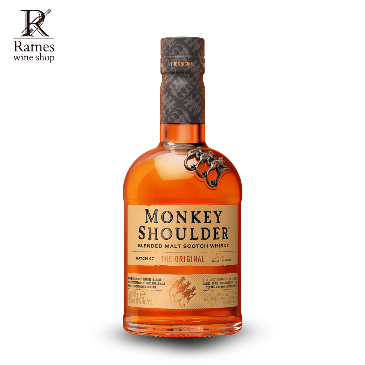 MONKEY SHOULDER Scotch Whisky 700ml - Scotland - Rames Wine Shop