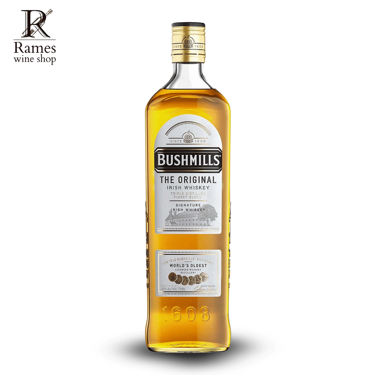 BUSHMILLS The Original Irish Whiskey 700ml - Ireland - Rames Wine Shop