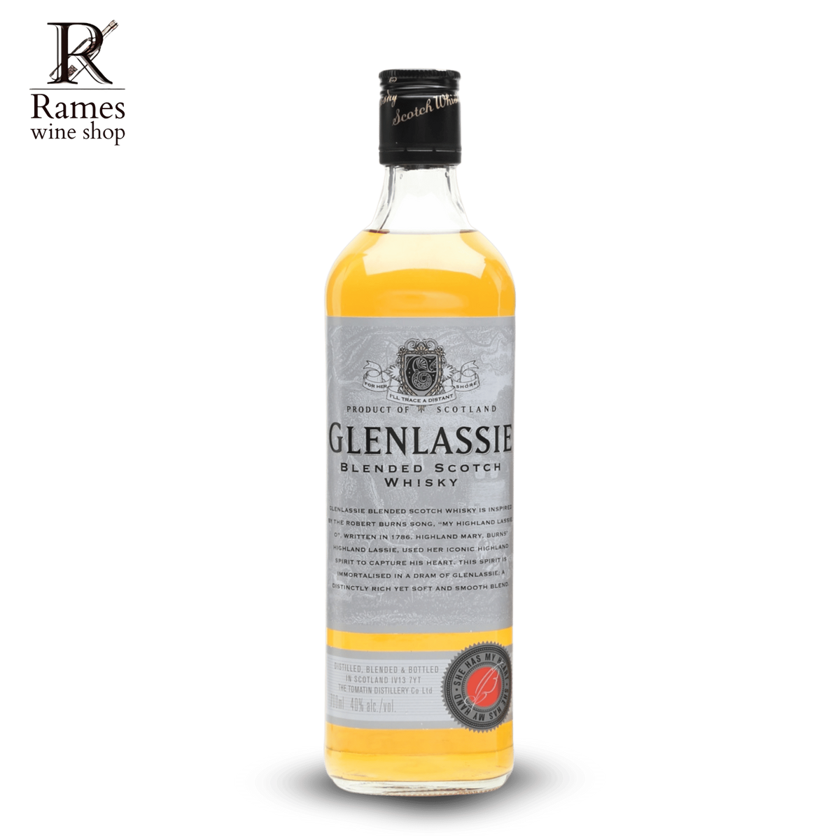 GLENLASSIE Scotch Whisky 700ml - Scotland - Rames Wine Shop
