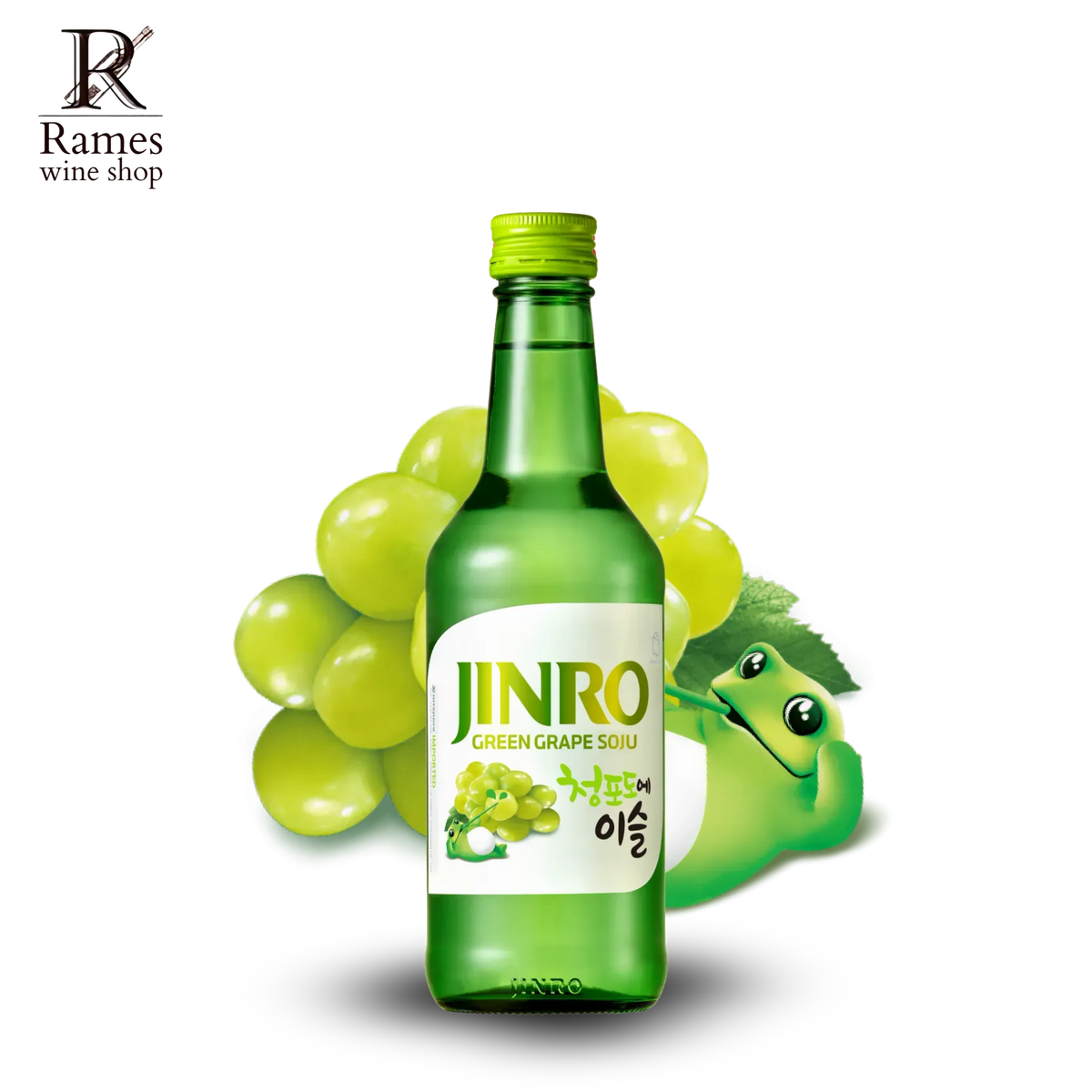 JINRO Green Grape Soju 360ml - South Korea - Rames Wine Shop