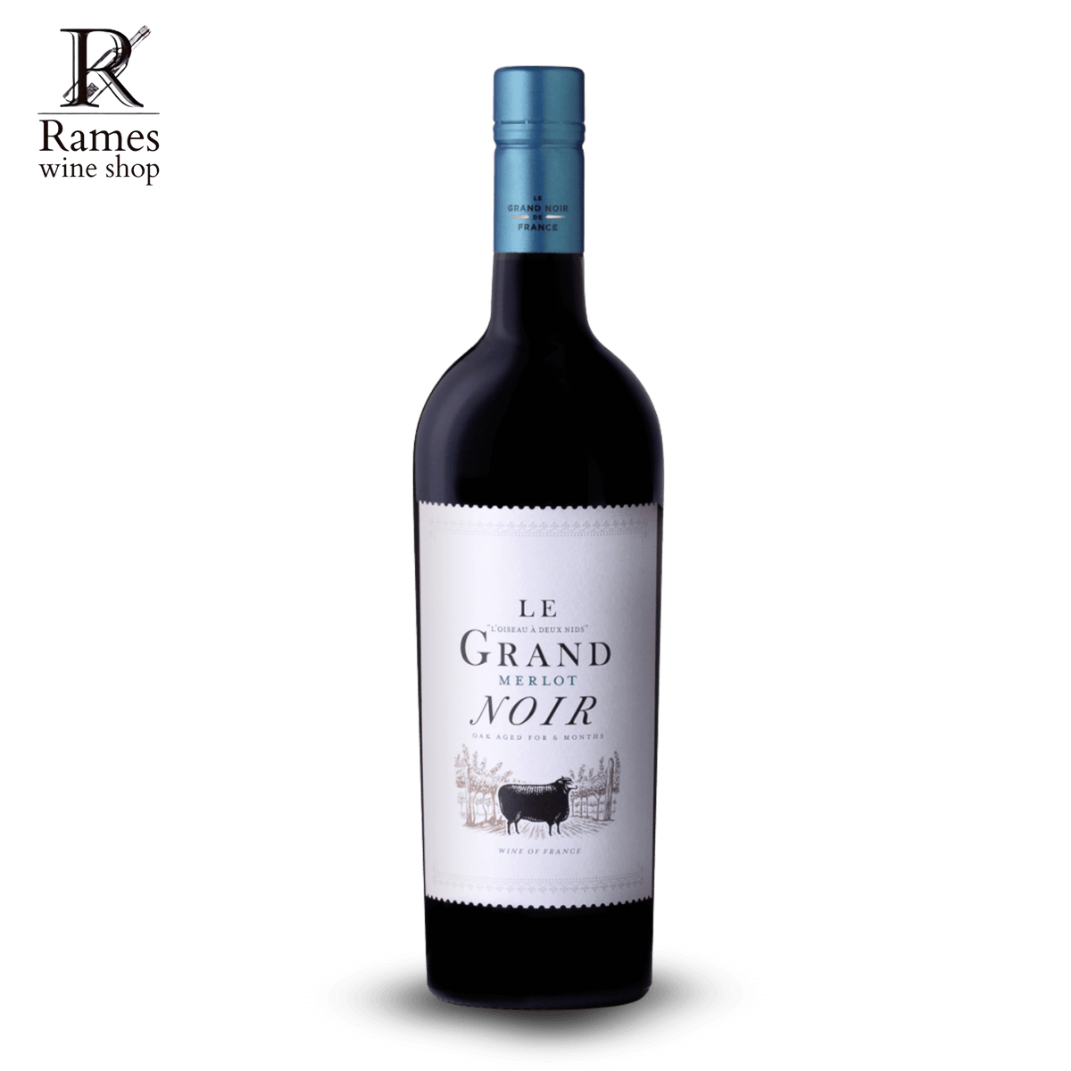 LE GRAND NOIR Merlot 750ml - France - Rames Wine Shop