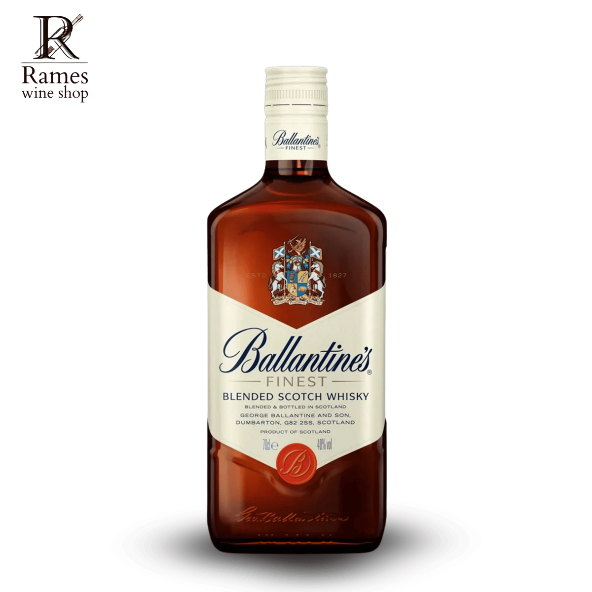 BALLANTINES Finest Scotch Whisky 700ml - Scotland - Rames Wine Shop